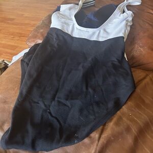 Tommy Bahama Island Cays Colorblock Wrap-Front One-Piece Swimsuit - SIZE 10-